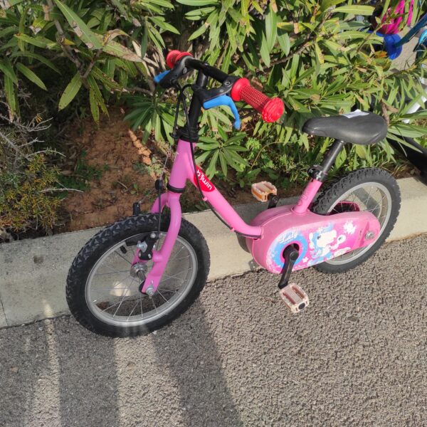 Vélo 14 pouces avec petites roues